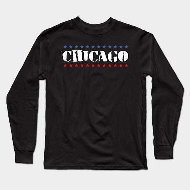 Chicago, Illinois - IL US Army 4th of July Long Sleeve T-Shirt by thepatriotshop